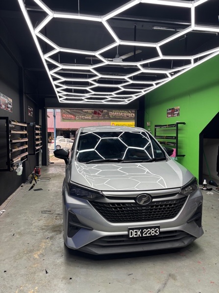 Kereta selepas siap dipasang tinted